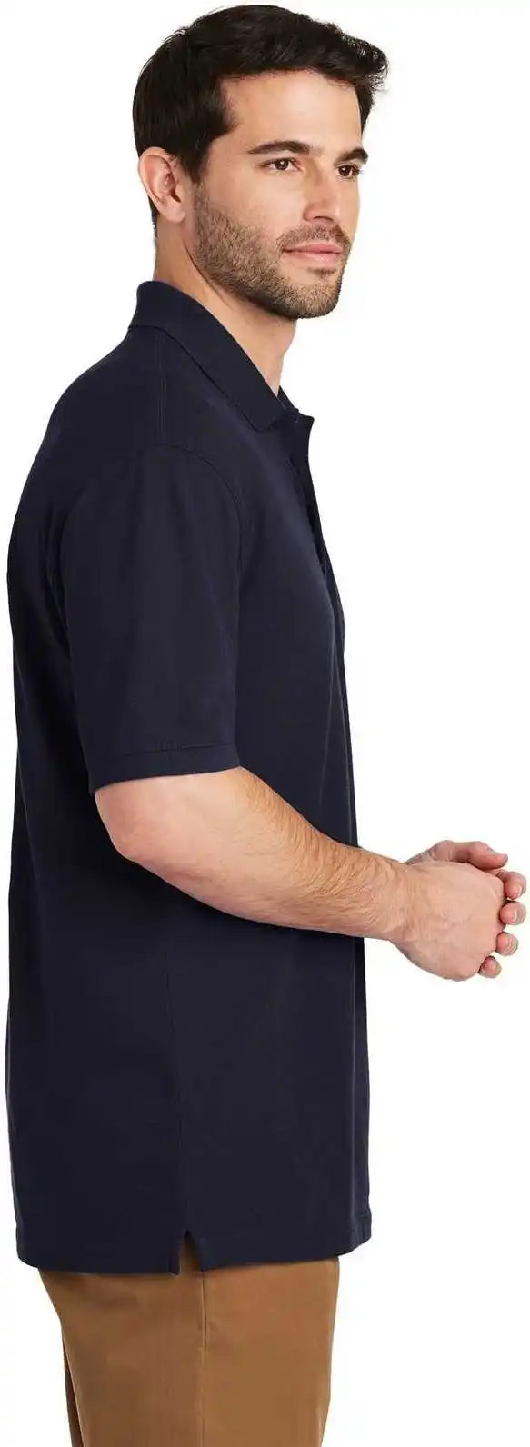 Port Authority Tk8000 Tall Ezcotton Polo Navy