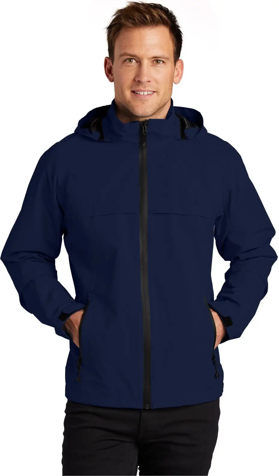 Port Authority Tlj333 Tall Torrent Waterproof Jacket - True Navy - Adult l