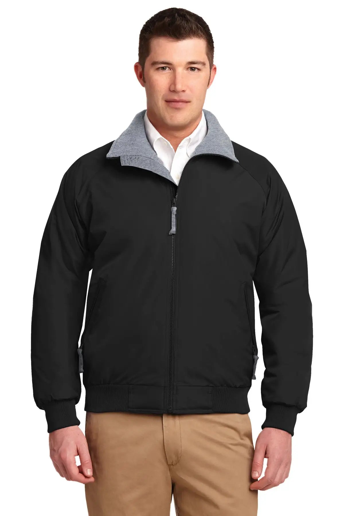Port Authority Tlj754 Tall Challenger Jacket - True Black Gray - Black/ / Adult l