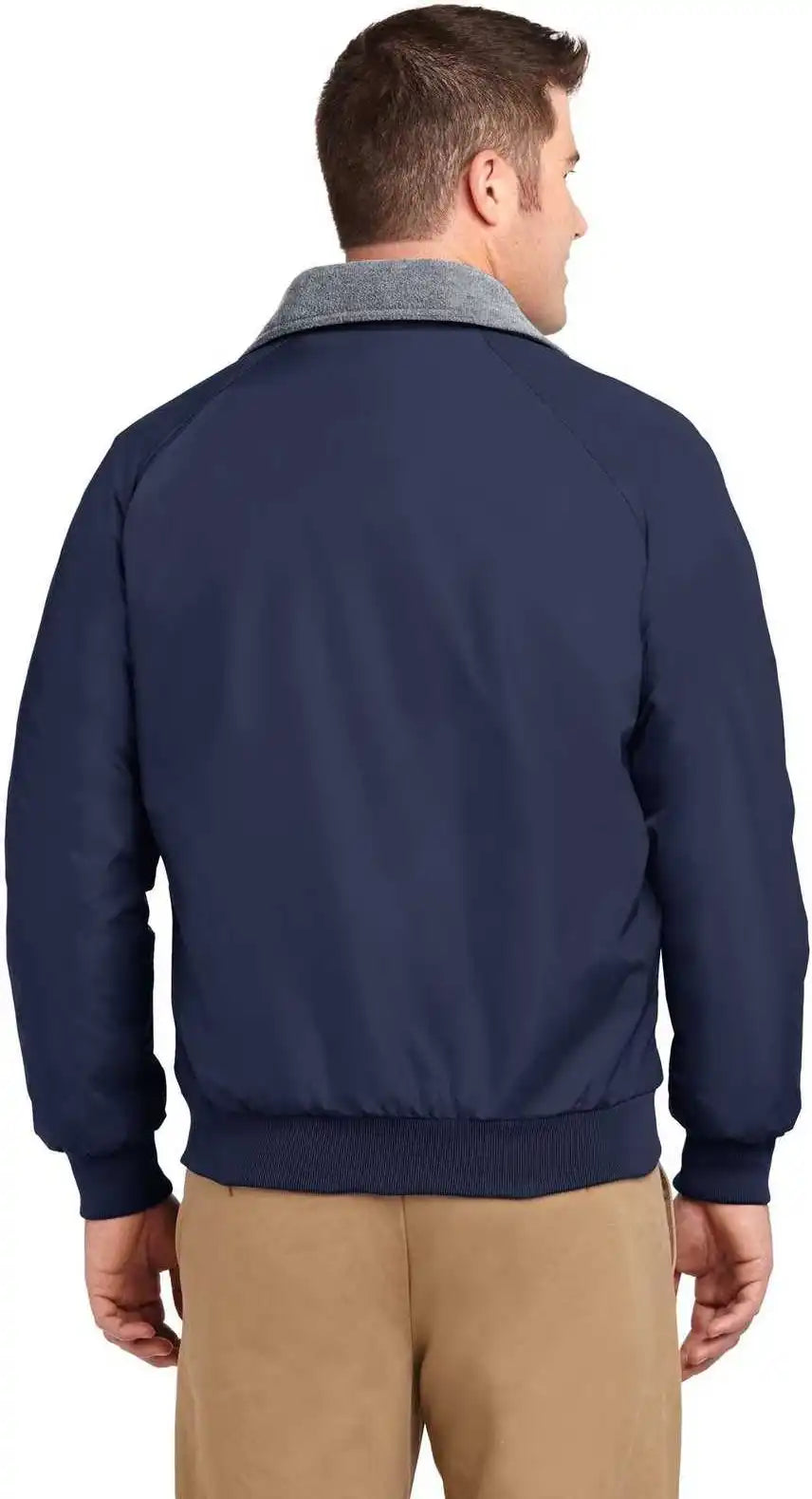Port Authority Tlj754 Tall Challenger Jacket True Navy Gray Heather