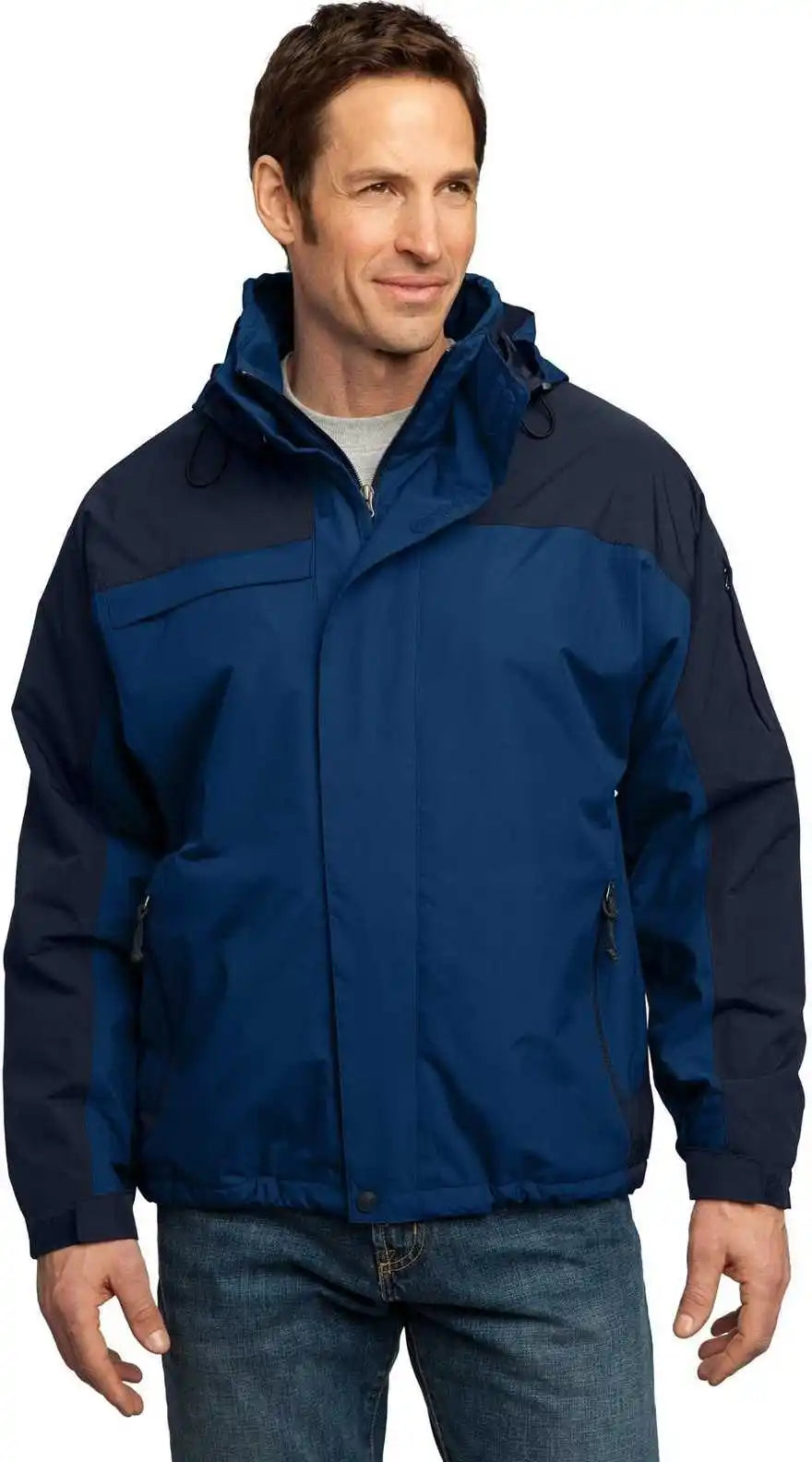 Port Authority Tlj792 Tall Nootka Jacket Regatta Blue Navy