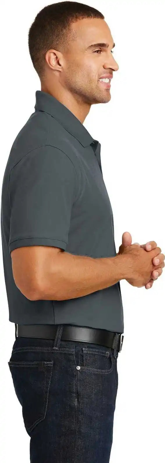 Port Authority Tlk100 Tall Core Classic Pique Polo Graphite