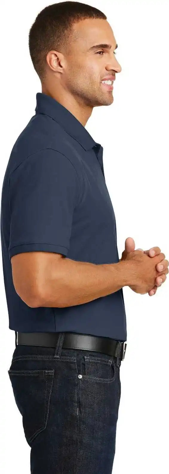 Port Authority Tlk100 Tall Core Classic Pique Polo River Blue Navy