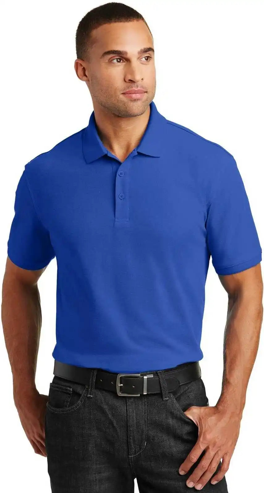 Port Authority Tlk100 Tall Core Classic Pique Polo True Royal