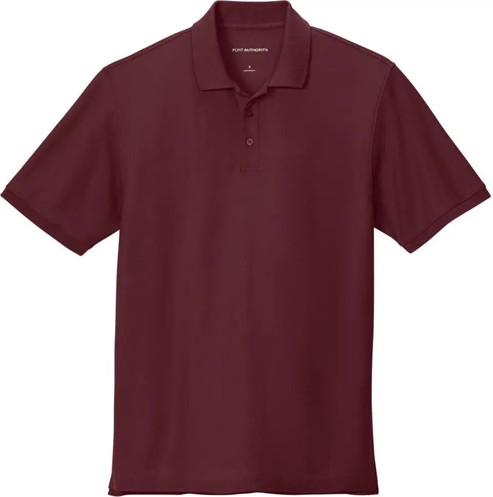 Port Authority Tlk200 Tall Wearever Signature Pique Polo - Burgundy