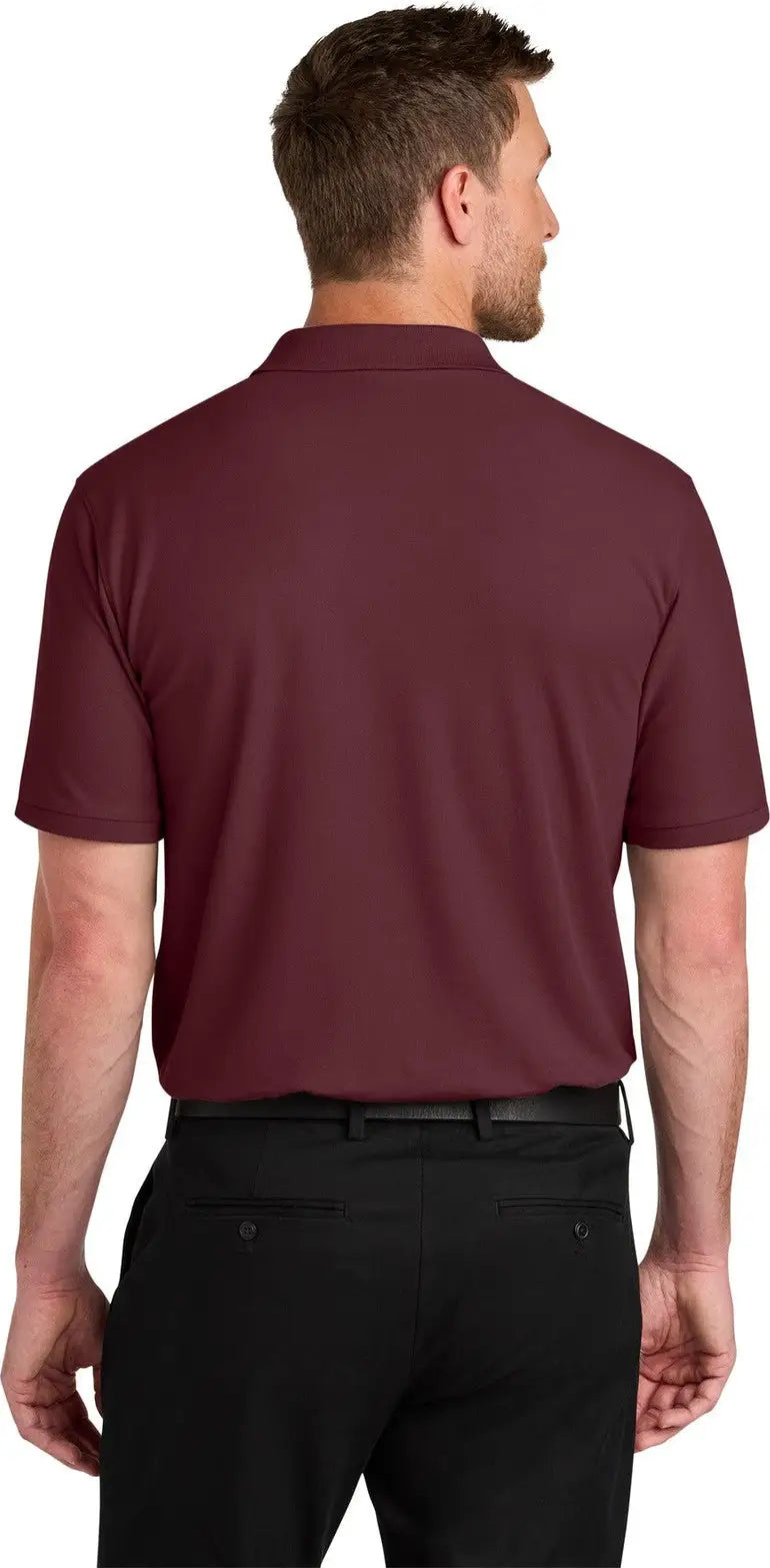Port Authority Tlk200 Tall Wearever Signature Pique Polo - Burgundy