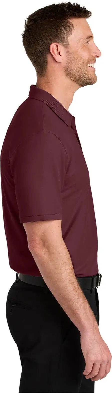 Port Authority Tlk200 Tall Wearever Signature Pique Polo - Burgundy