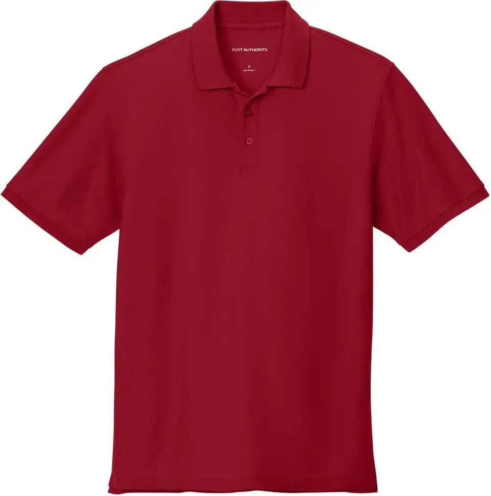 Port Authority Tlk200 Tall Wearever Signature Pique Polo - Rich Red