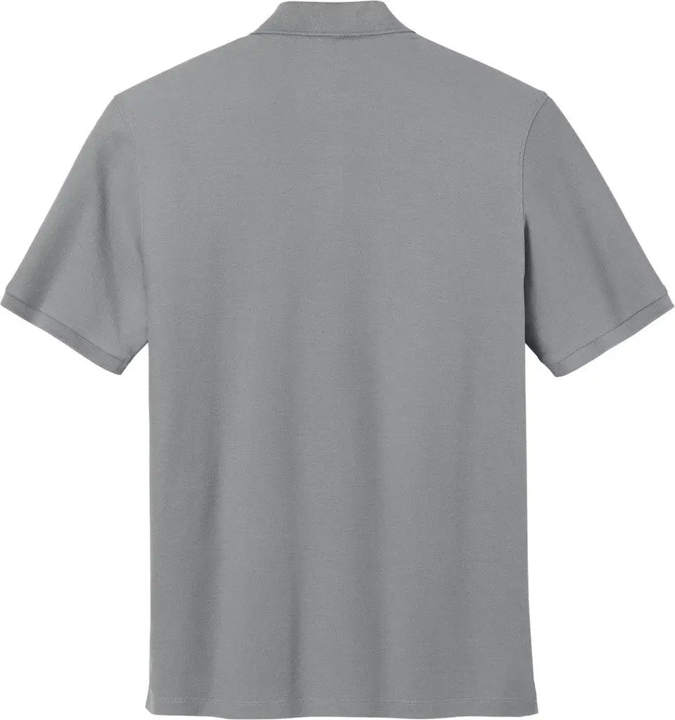 Port Authority Tlk200p Tall Wearever Signature Pique Pocket Polo - Gusty Gray