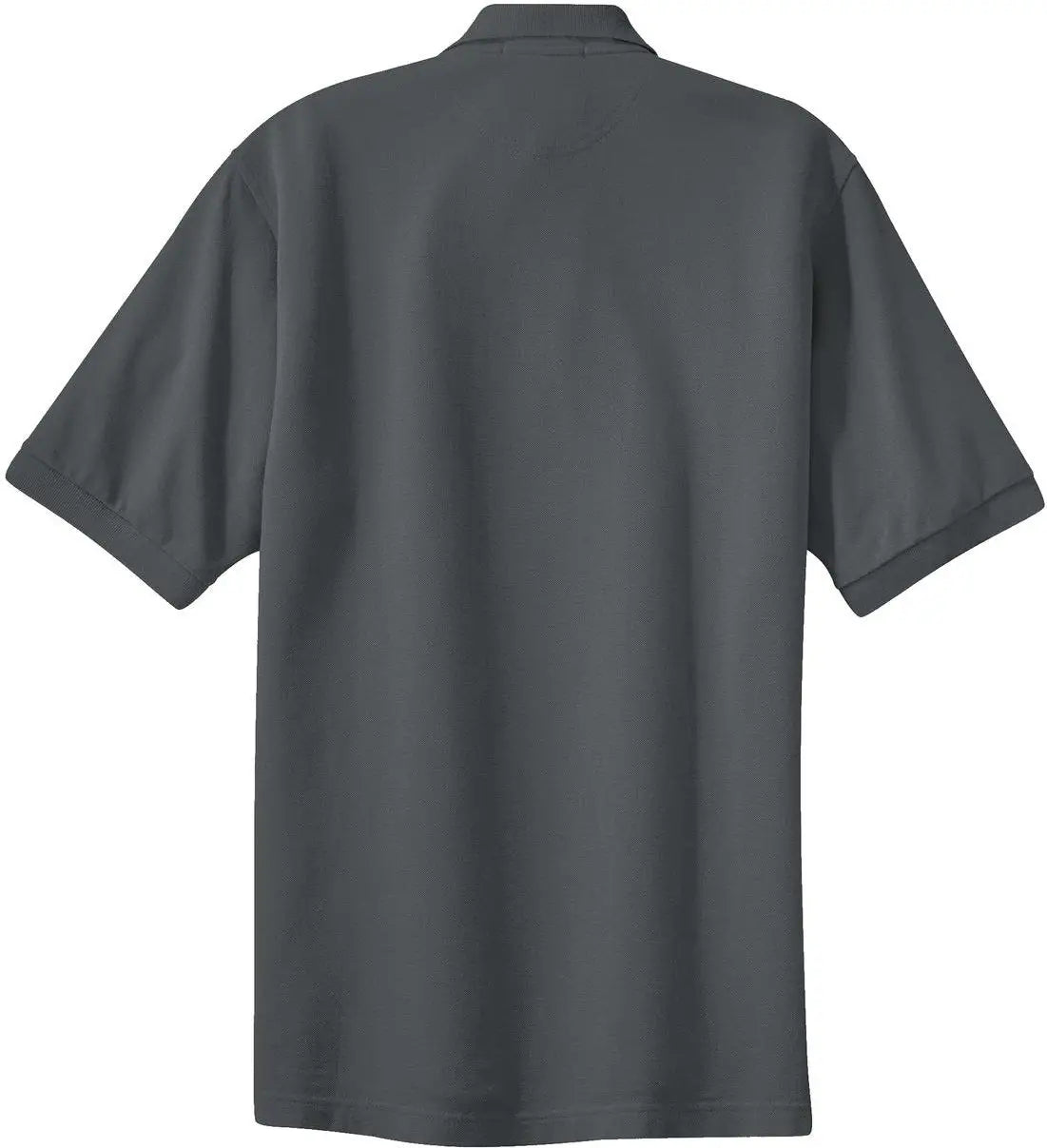 Port Authority Tlk420 Tall Heavyweight Cotton Pique Polo - Steel Gray