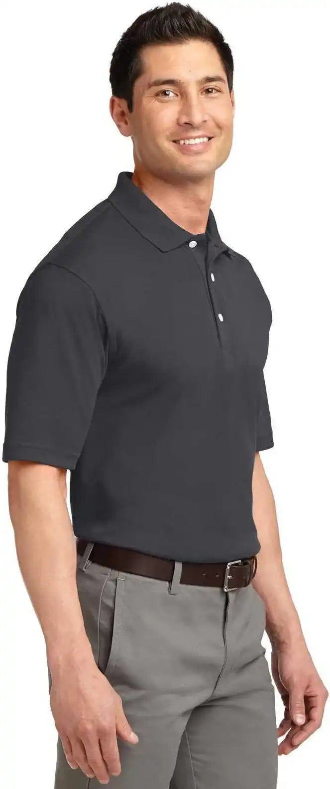 Port Authority Tlk455 Tall Rapid Dry Polo Charcoal