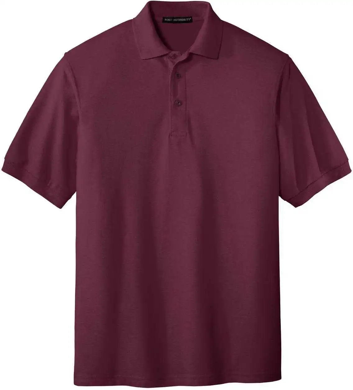 Port Authority Tlk500 Tall Silk Touch Polo Burgundy