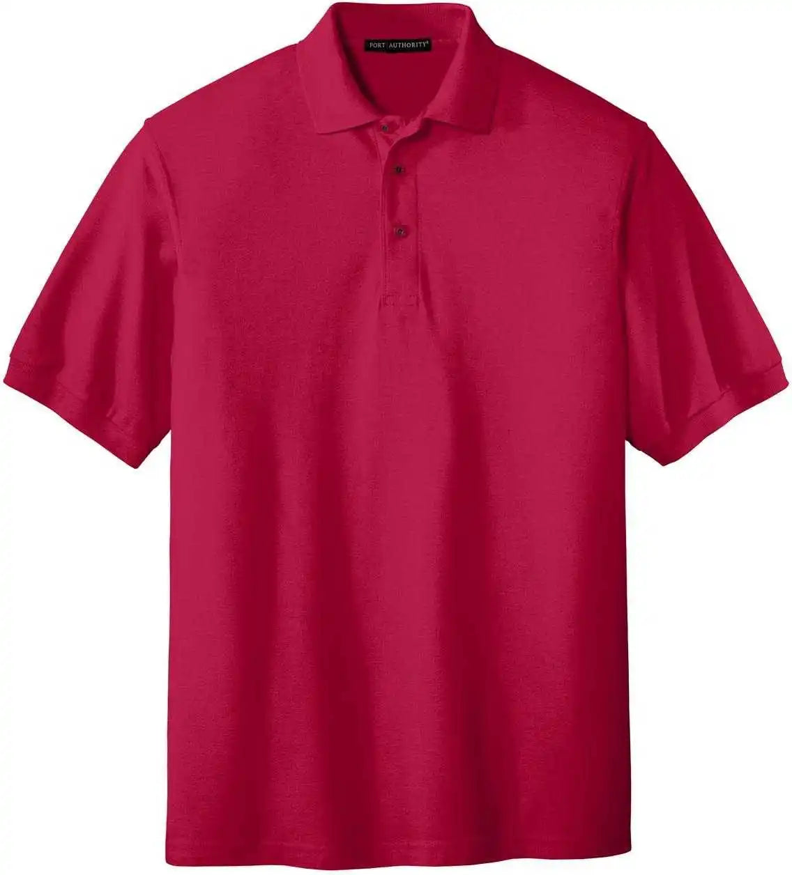 Port Authority Tlk500 Tall Silk Touch Polo Red