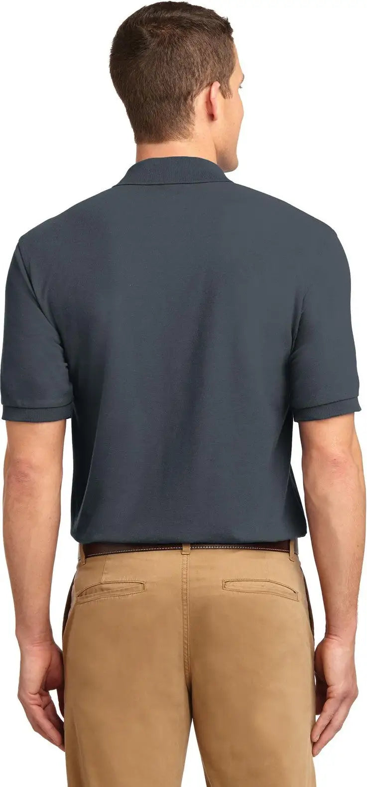 Port Authority Tlk500 Tall Silk Touch Polo - Steel Gray