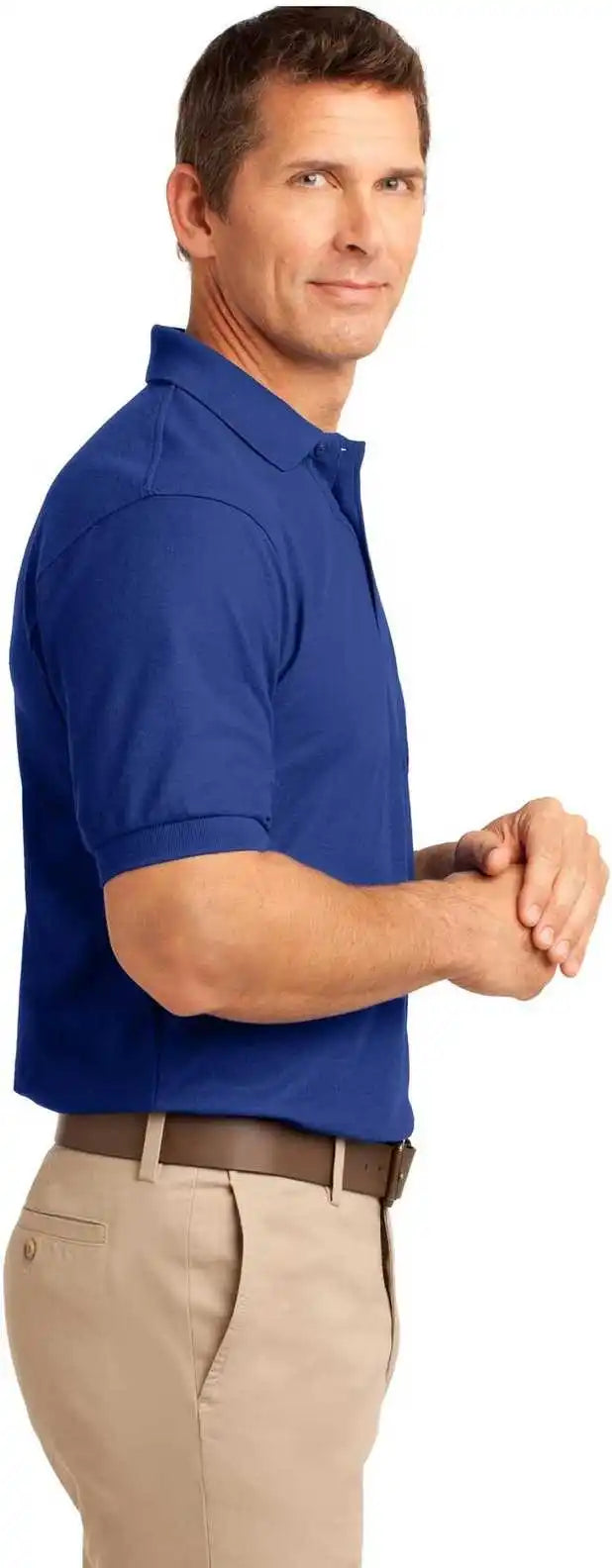 Port Authority Tlk500p Tall Silk Touch Polo with Pocket Royal