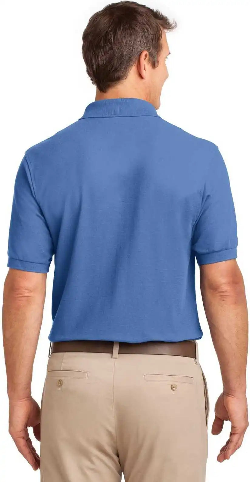 Port Authority Tlk500p Tall Silk Touch Polo with Pocket - Ultramarine Blue