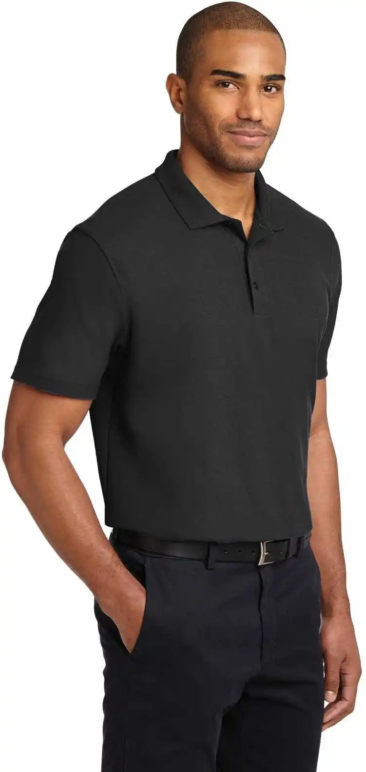 Port Authority Tlk510 Tall Stain Release Polo Black