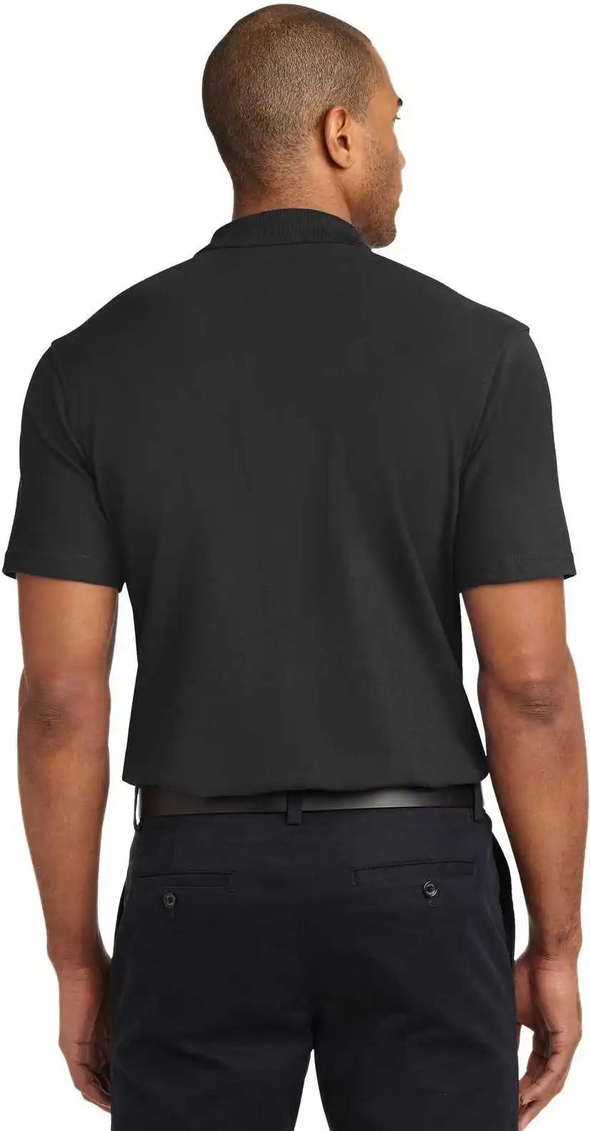 Port Authority Tlk510 Tall Stain Release Polo Black