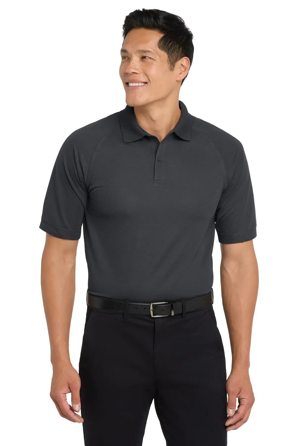 Port Authority Tlk525 Tall Dry Zone Ottoman Polo - Iron Gray