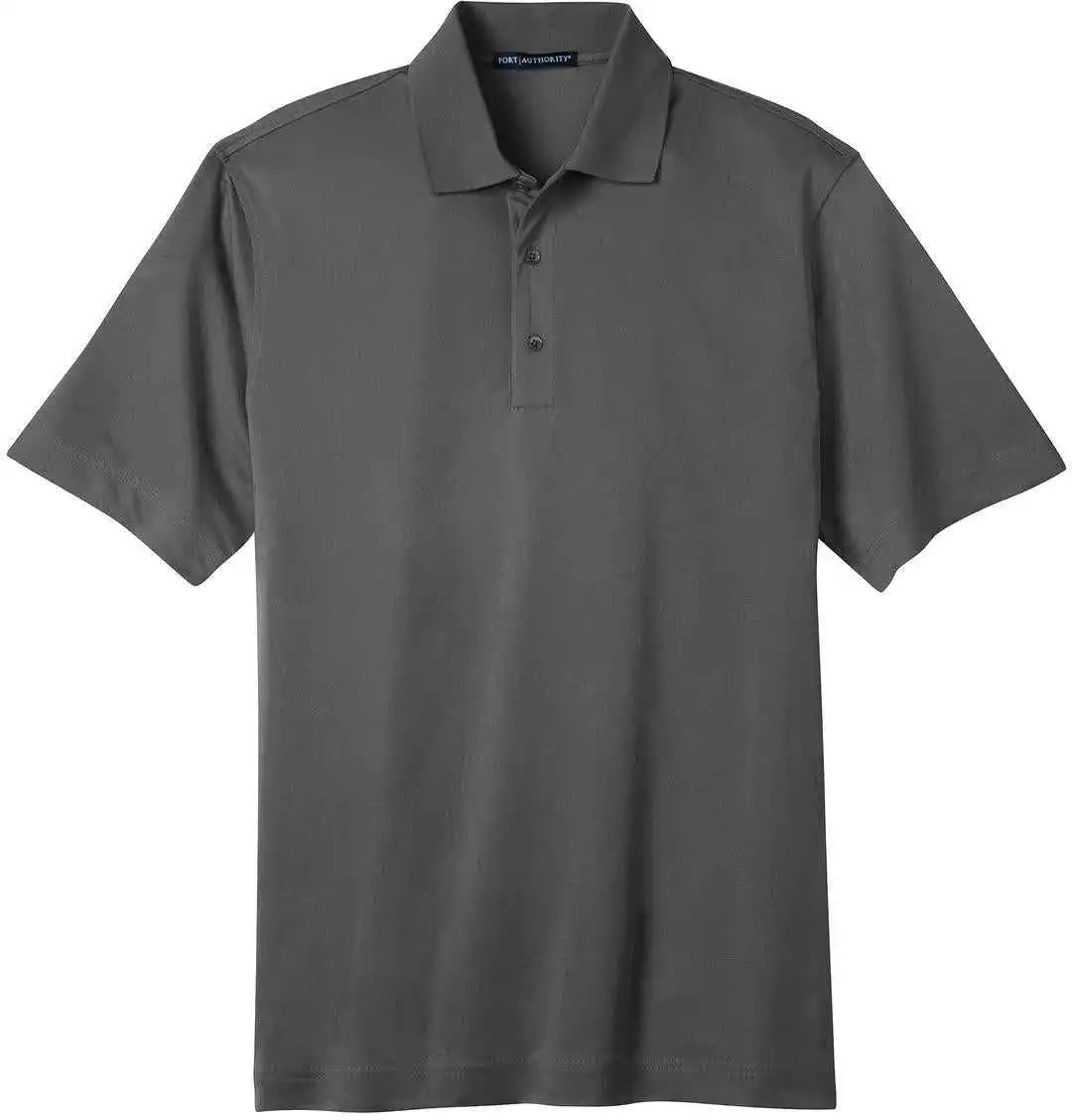Port Authority Tlk527 Tall Tech Pique Polo Gray Smoke