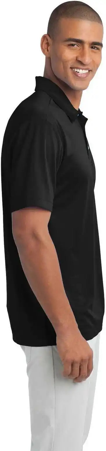 Port Authority Tlk540 Tall Silk Touch Performance Polo Black