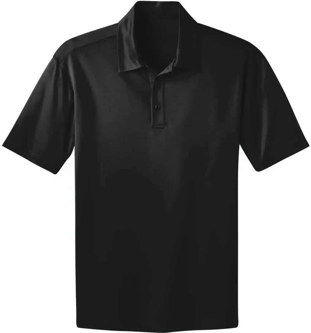 Port Authority Tlk540 Tall Silk Touch Performance Polo Black