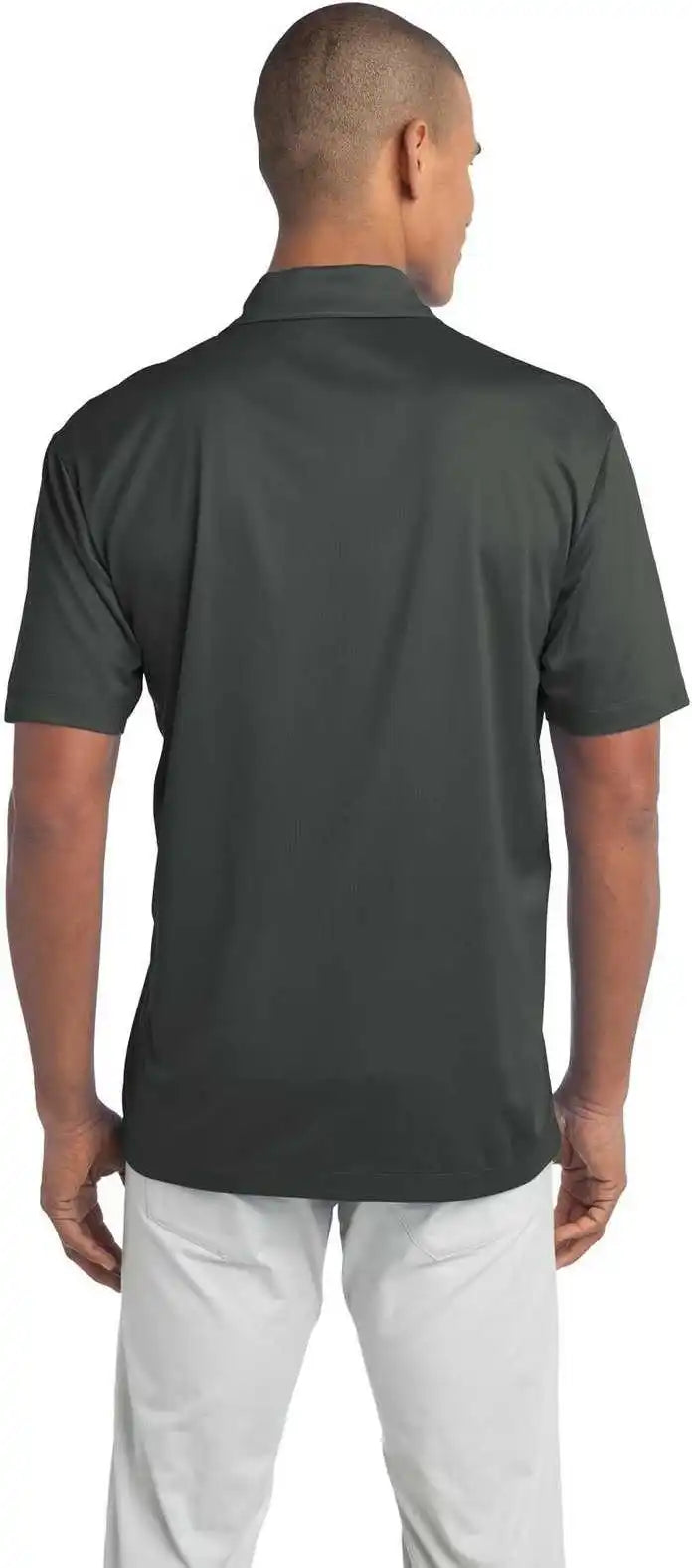 Port Authority Tlk540 Tall Silk Touch Performance Polo - Steel Gray