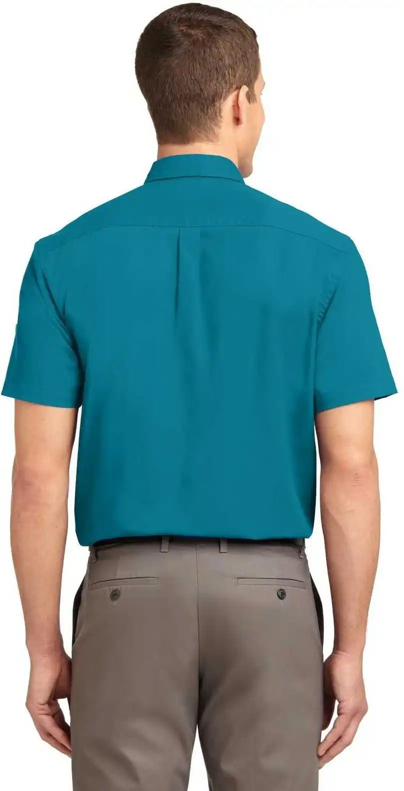Port Authority Tls508 Tall Short Sleeve Easy Care Shirt - Teal Green