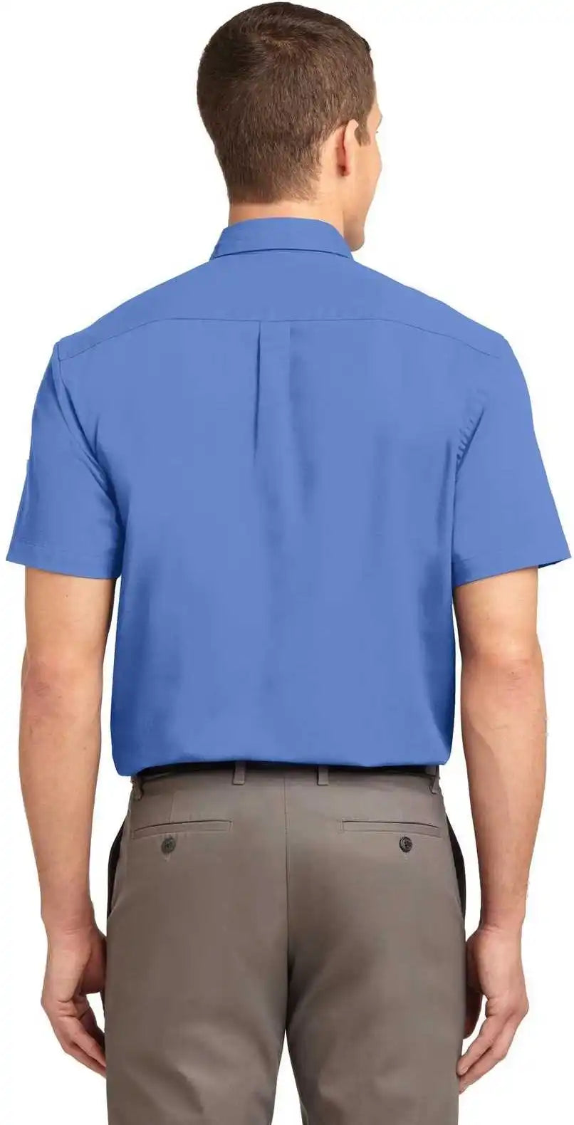Port Authority Tls508 Tall Short Sleeve Easy Care Shirt Ultramarine Blue