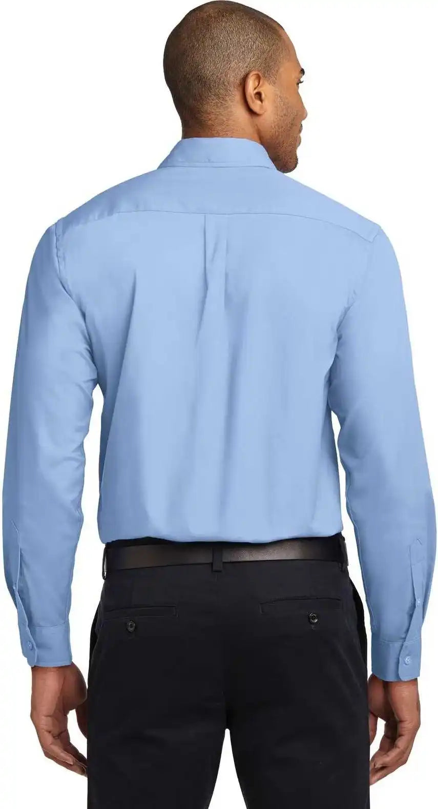 Port Authority Tls608 Tall Long Sleeve Easy Care Shirt - Light Blue Stone