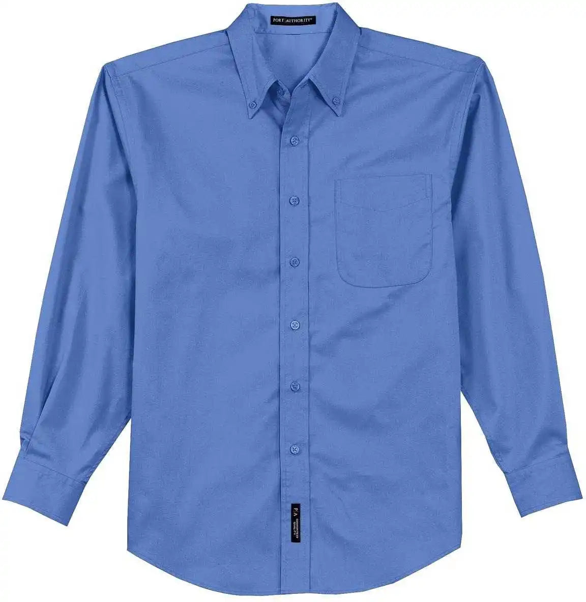 Port Authority Tls608 Tall Long Sleeve Easy Care Shirt Ultramarine Blue