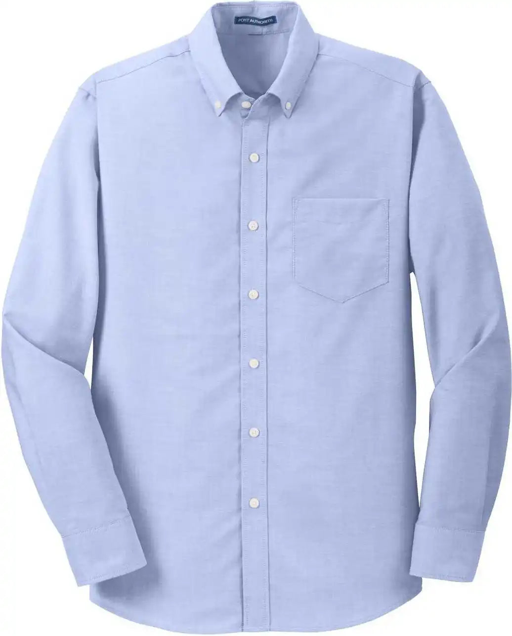 Port Authority Ts658 Tall Superpro Oxford Shirt Blue