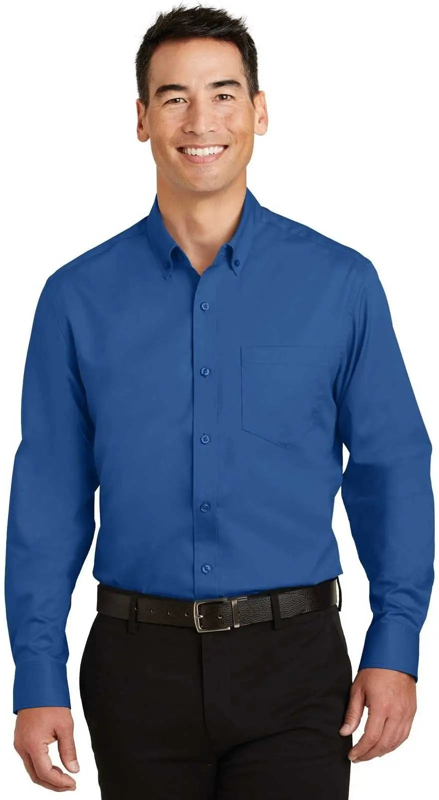 Port Authority Ts663 Tall Superpro Twill Shirt - True Blue