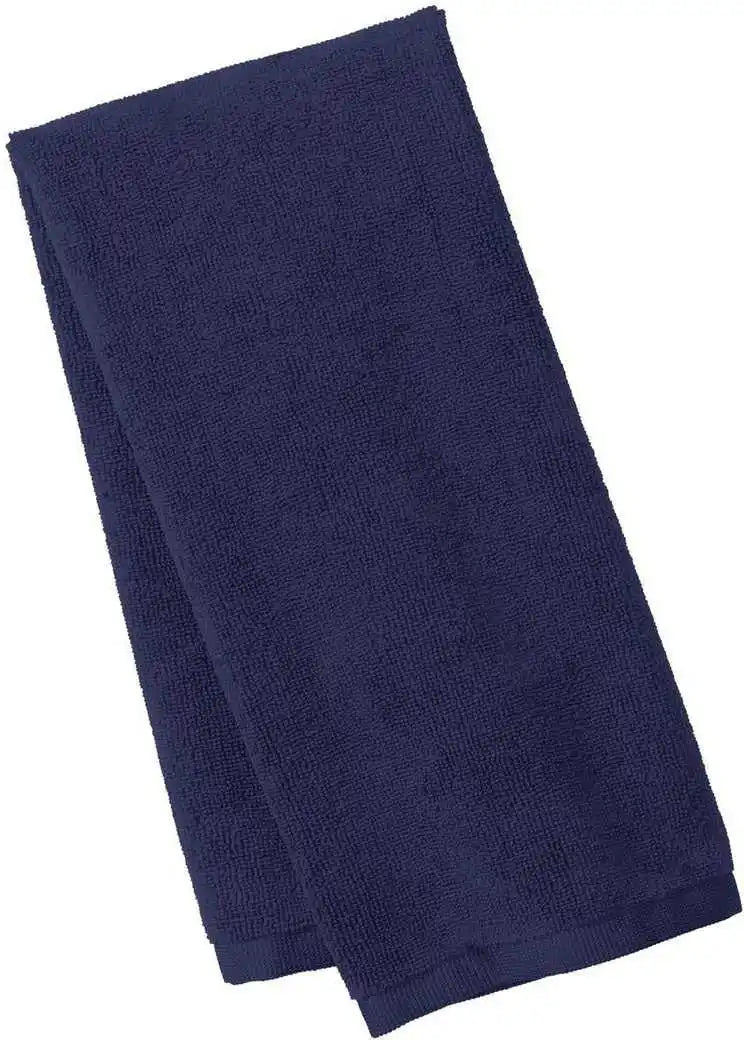 Port Authority Tw540 Microfiber Golf Towel - True Navy - one Size Fits Most