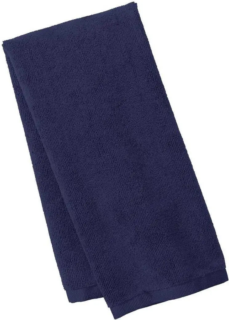 Port Authority Tw540 Microfiber Golf Towel - True Navy - one Size Fits Most