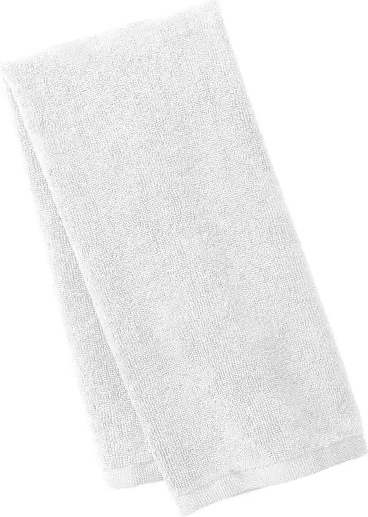 Port Authority Tw540 Microfiber Golf Towel - White - one Size Fits Most