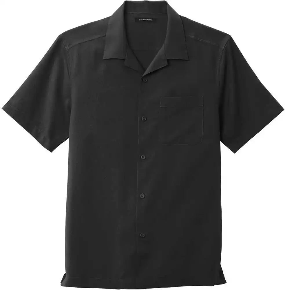 Port Authority W400 Short Sleeve Performance Staff Shirt Black