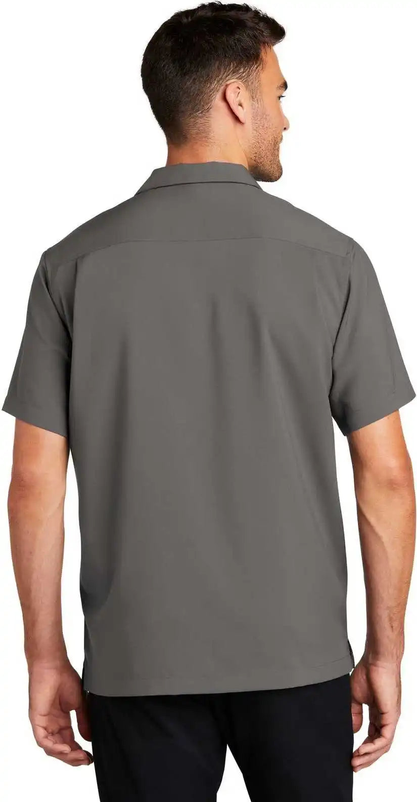 Port Authority W400 Short Sleeve Performance Staff Shirt Graphite