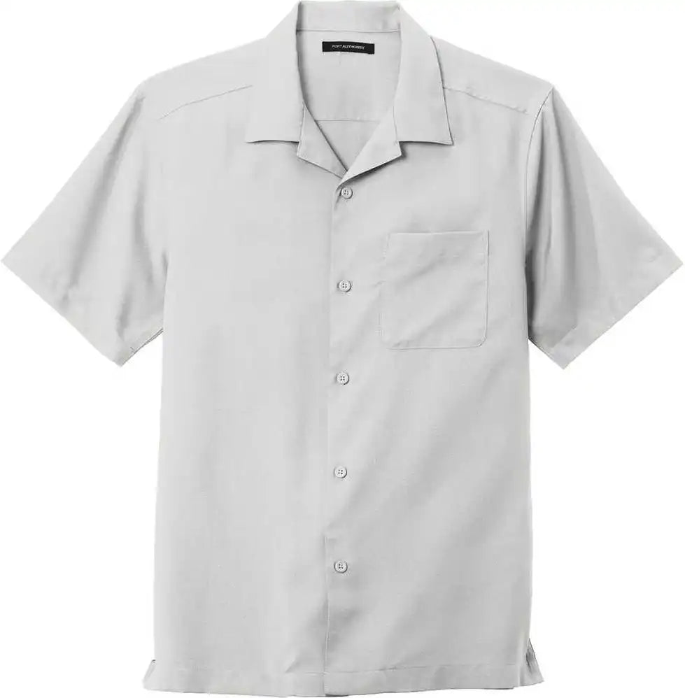 Port Authority W400 Short Sleeve Performance Staff Shirt - Silver