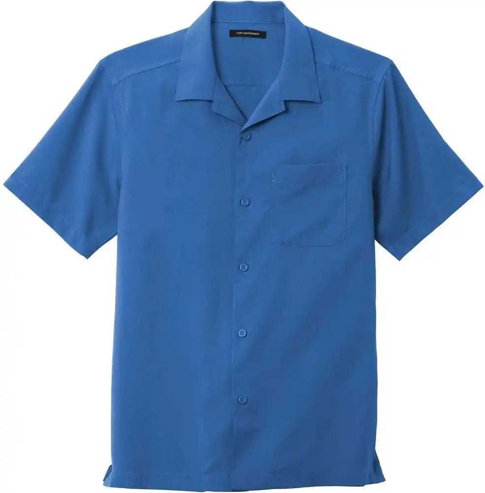 Port Authority W400 Short Sleeve Performance Staff Shirt True Blue