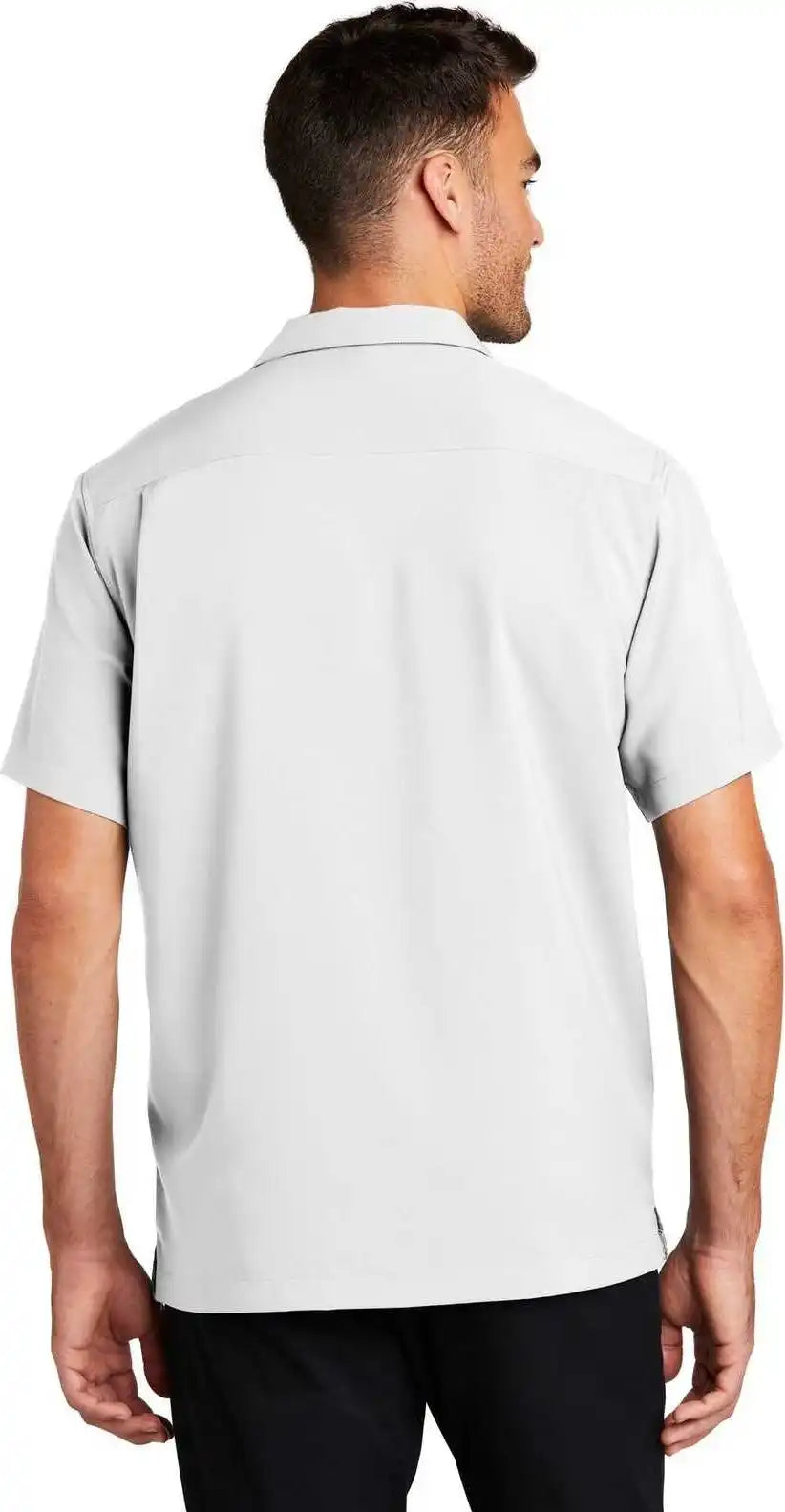 Port Authority W400 Short Sleeve Performance Staff Shirt - White