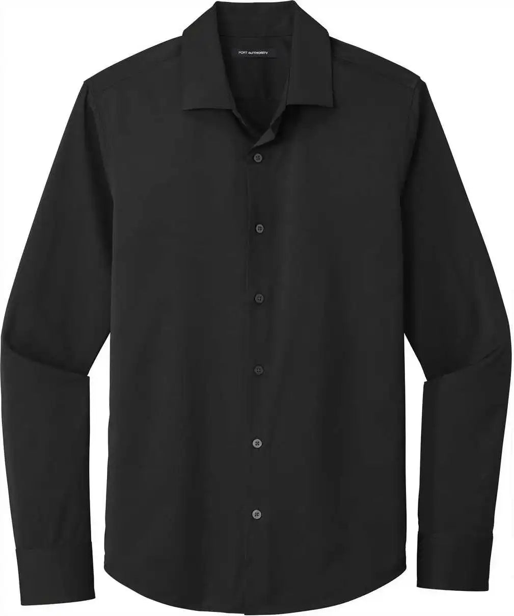 Port Authority W680 City Stretch Shirt Black