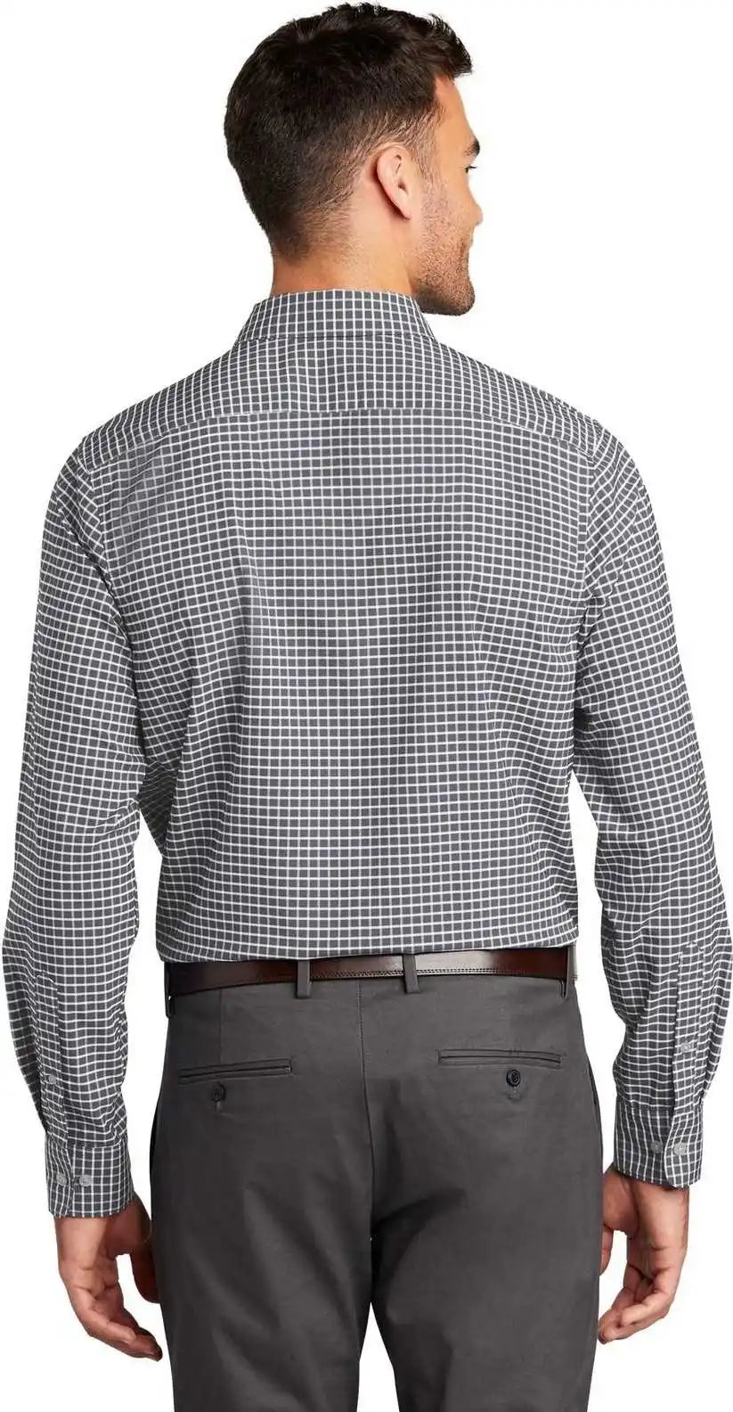 Port Authority W680 City Stretch Shirt - Graphite White