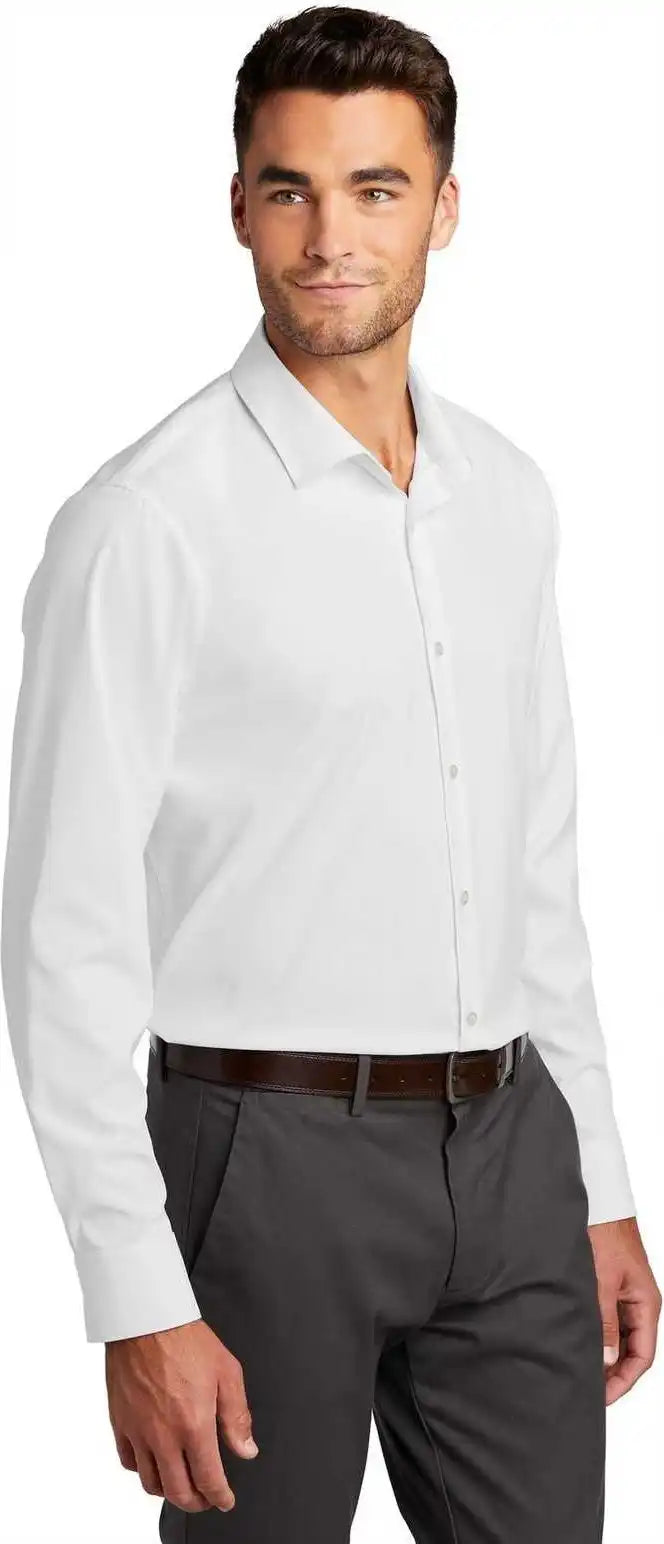 Port Authority W680 City Stretch Shirt White
