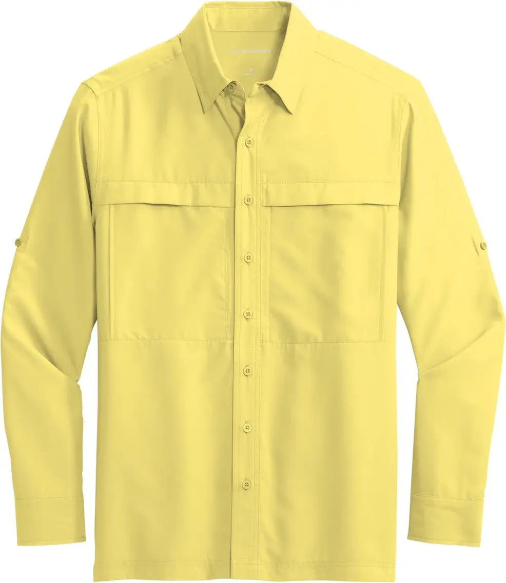 Port Authority W960 Long Sleeve Uv Daybreak Shirt - Yellow