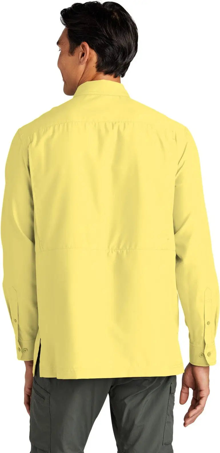 Port Authority W960 Long Sleeve Uv Daybreak Shirt - Yellow