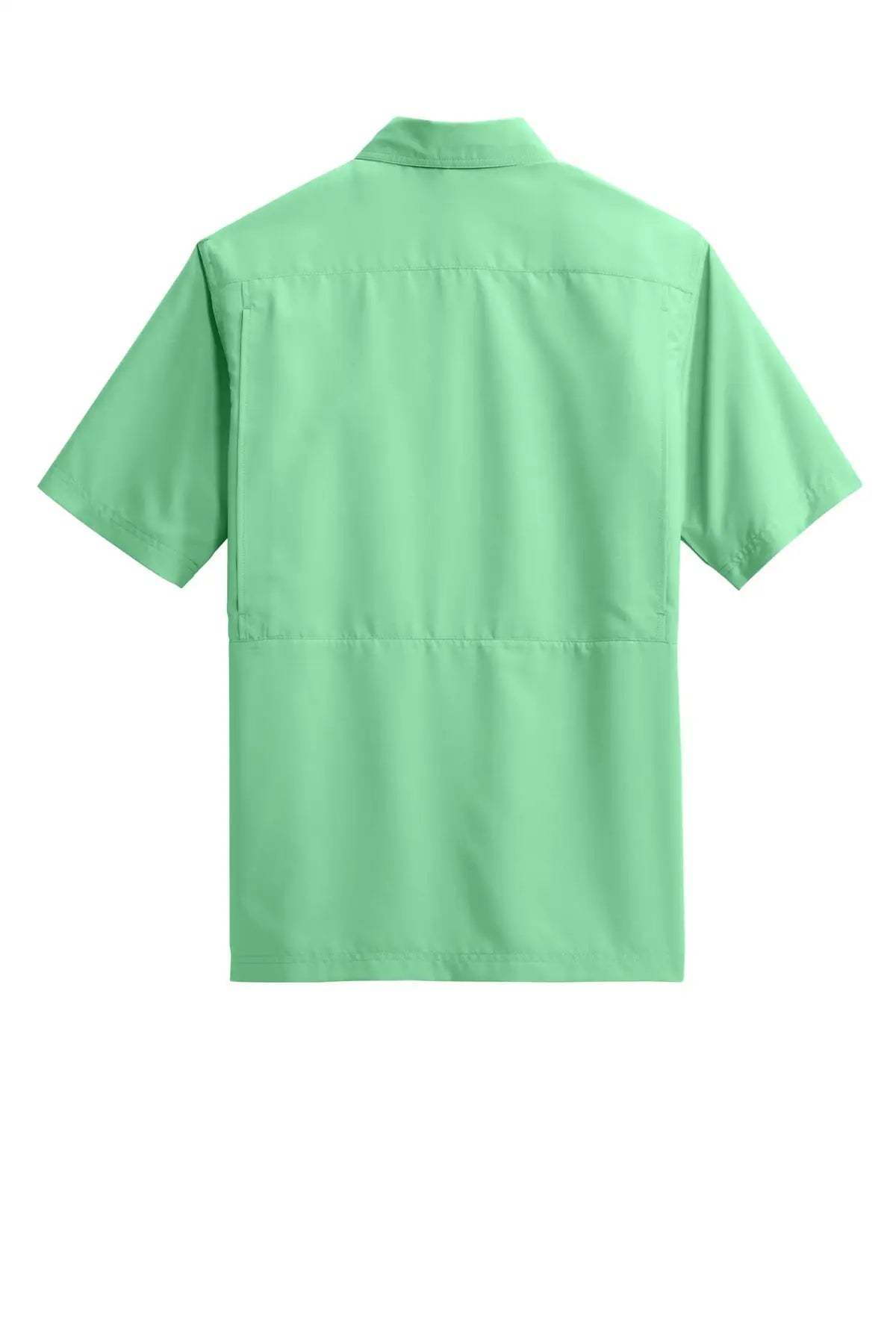 Port Authority W961 Short Sleeve Uv Daybreak Shirt - Bright Seafoam