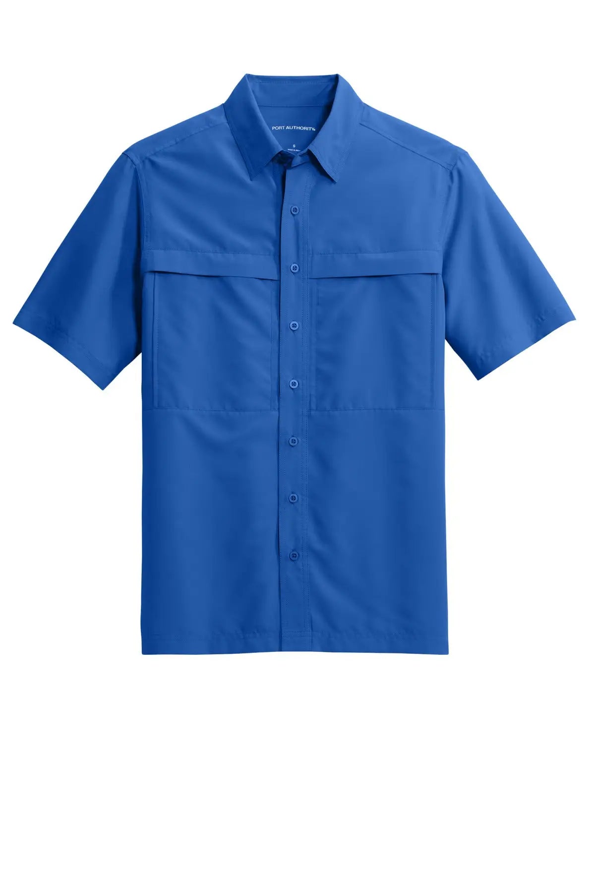 Port Authority W961 Short Sleeve Uv Daybreak Shirt - True Royal