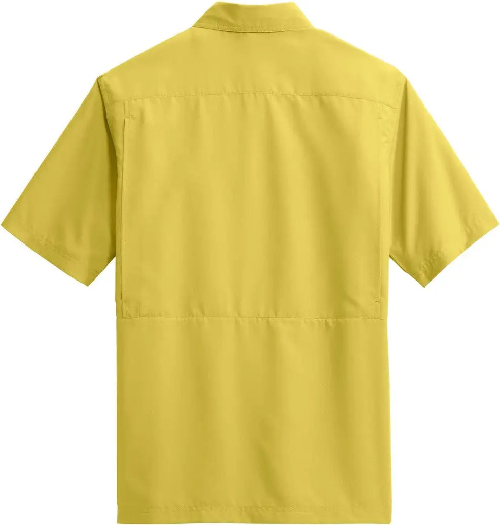 Port Authority W961 Short Sleeve Uv Daybreak Shirt - Yellow