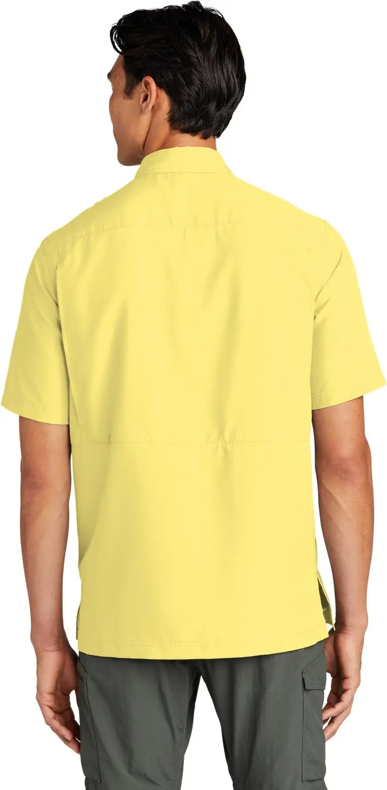 Port Authority W961 Short Sleeve Uv Daybreak Shirt - Yellow